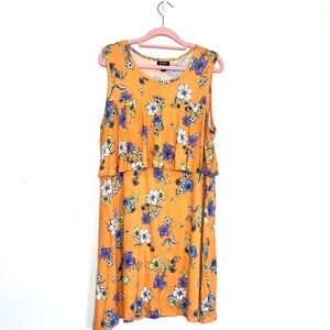 Ana Women's Orange Sun Dress